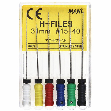 H-files "Mani" 31 мм (6 шт) 0