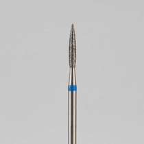 Алмазный бор турбинный стоматологический 866.315.243.080.014 «Пламя» синяя насечка d=1,4 мм (5 шт)