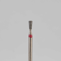 Алмазный бор турбинный стоматологический 856.314.225.040.014 «Обратный конус» красная насечка d=1,4 мм (5 шт)