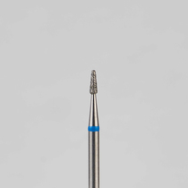 Алмазный бор турбинный стоматологический 866.314.194.030.012 «Конус закругленный» синяя насечка d=1,2 мм (5 шт)