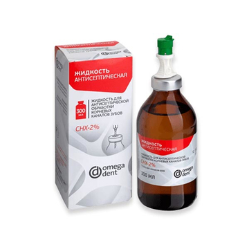 Жидкость антисептическая ОМЕГА раствор 2% хлоргексидина (300 мл) 0