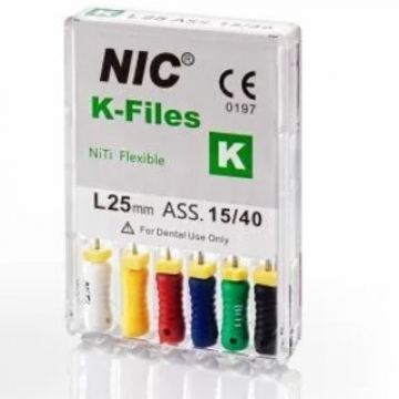 K-Files "NIC" 25мм (6 шт) 0